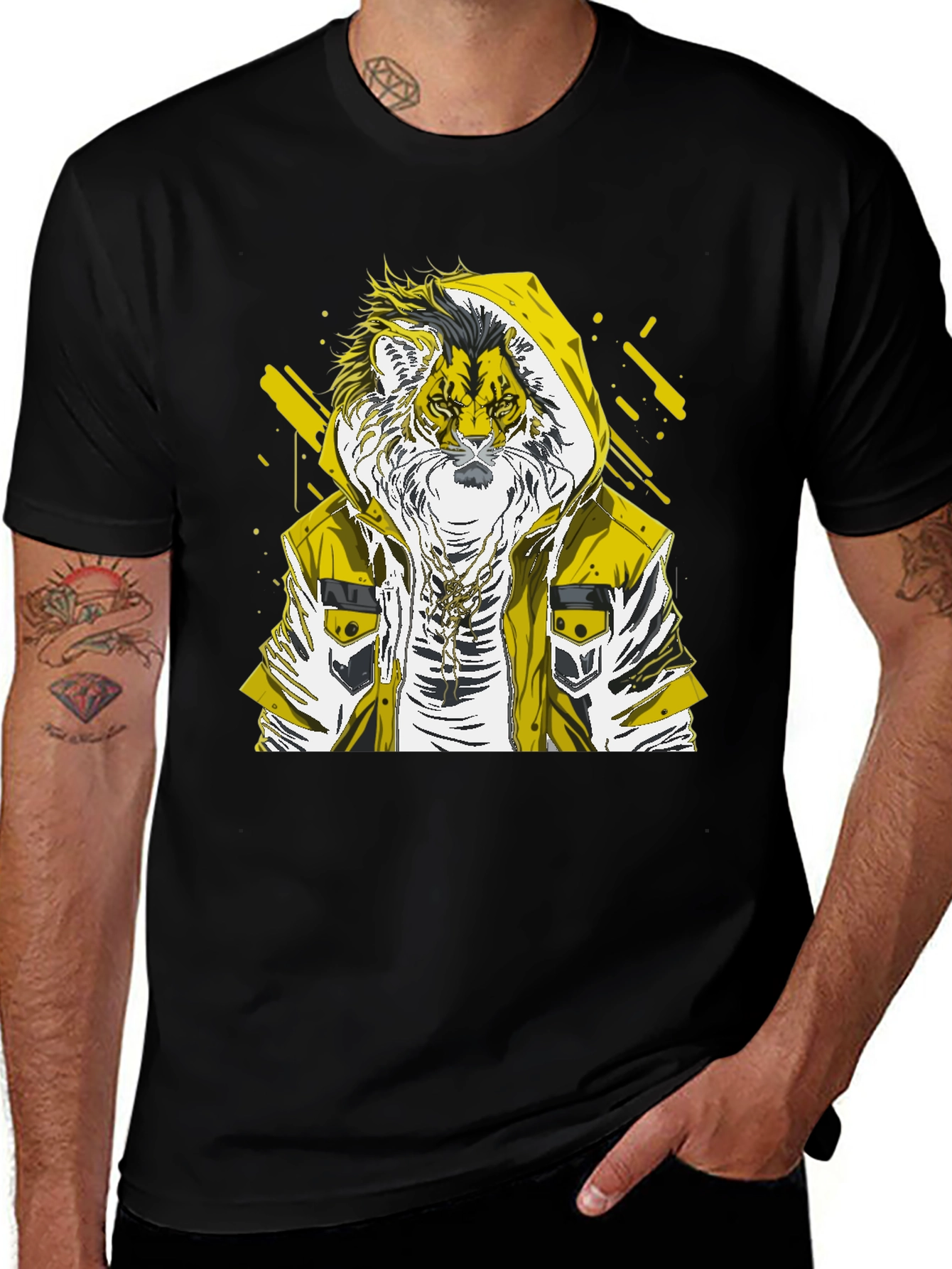 Tiger Graphic Print T-Shirt - Urban Style