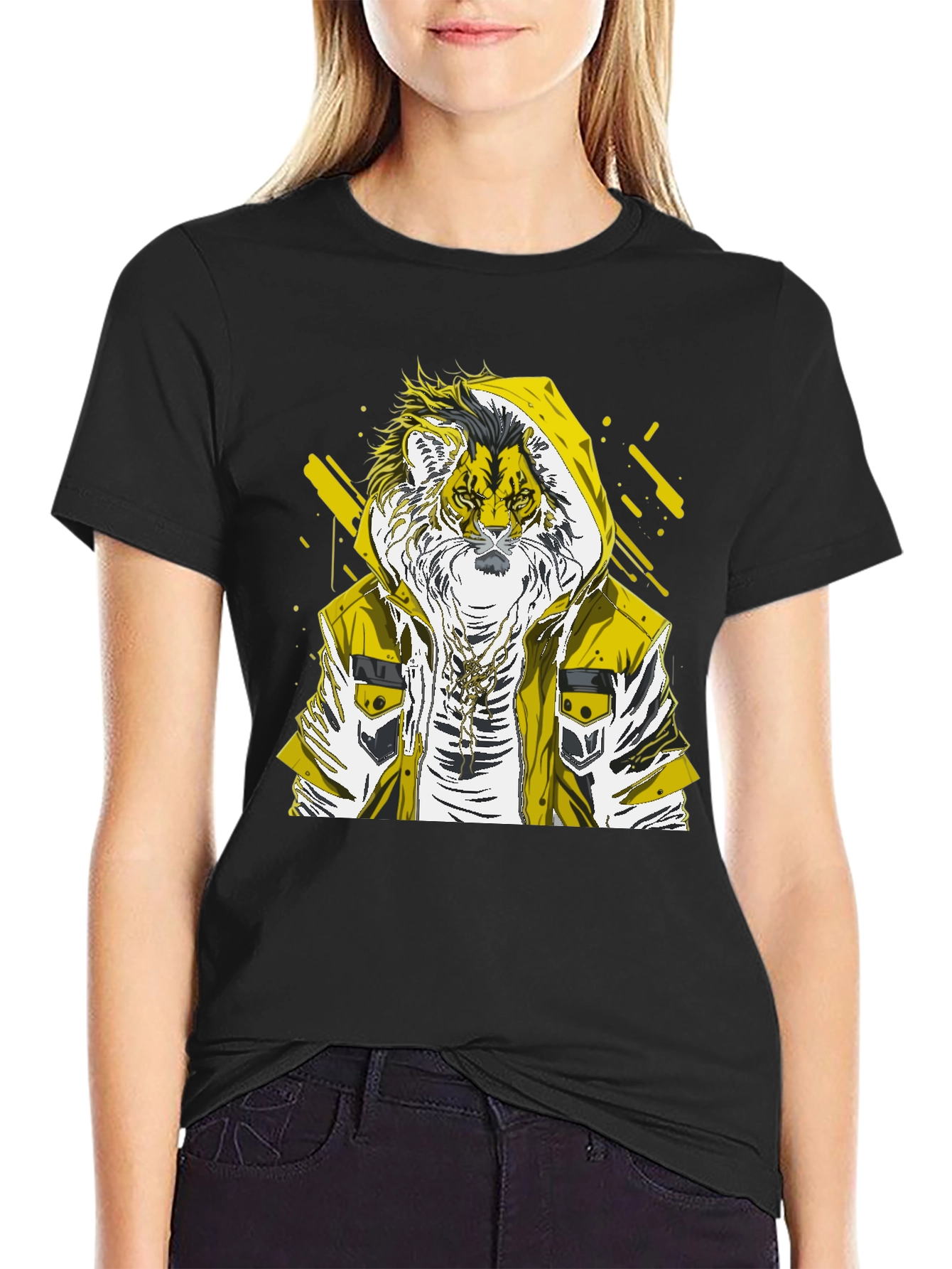 Tiger Graphic Print T-Shirt - Urban Style