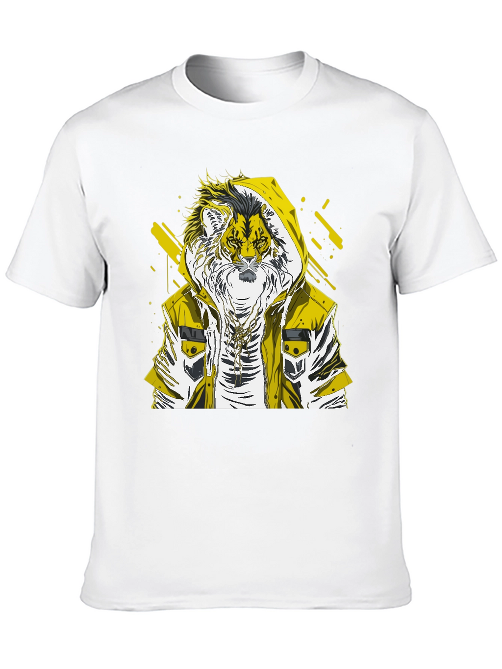 Tiger Graphic Print T-Shirt - Urban Style