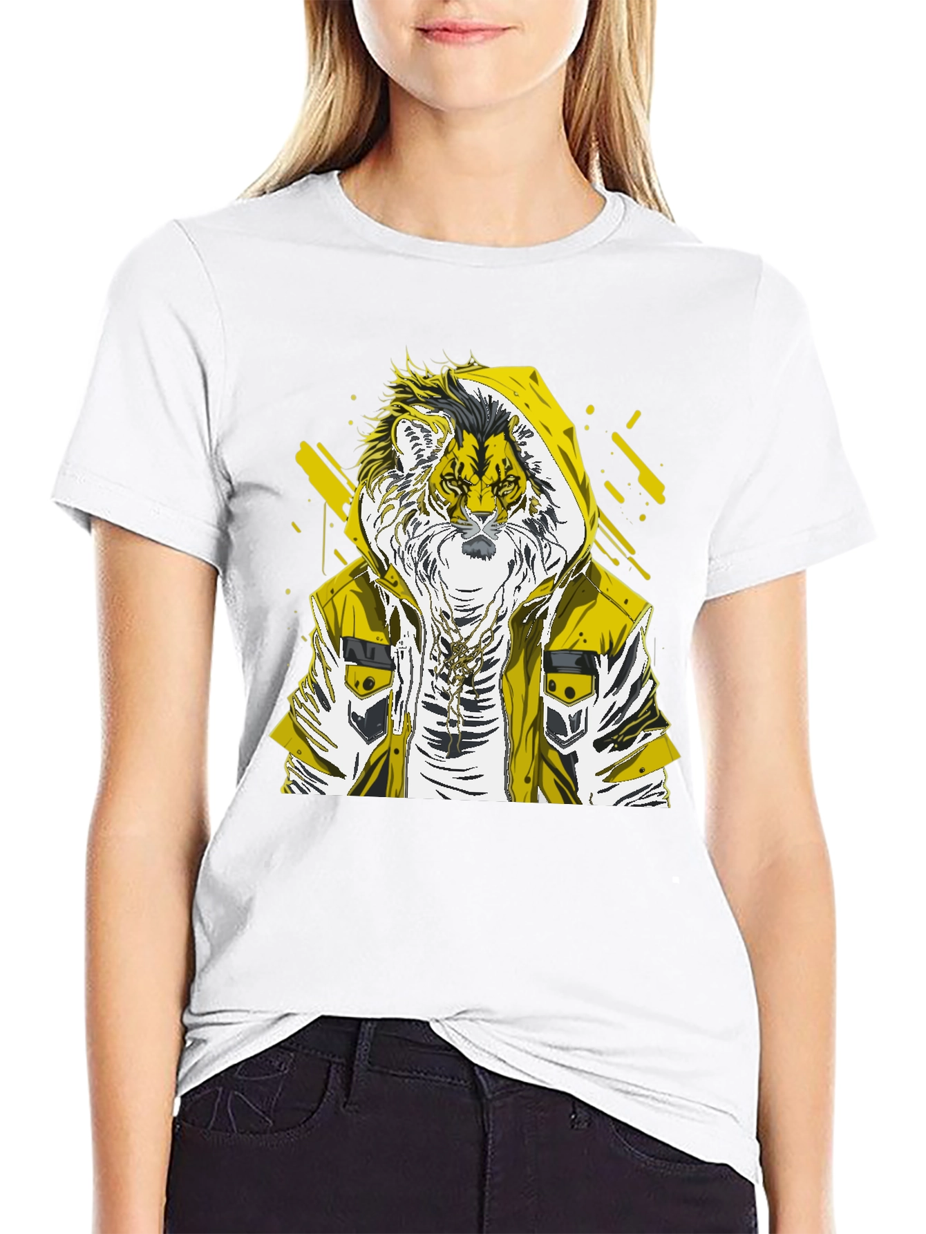 Tiger Graphic Print T-Shirt - Urban Style