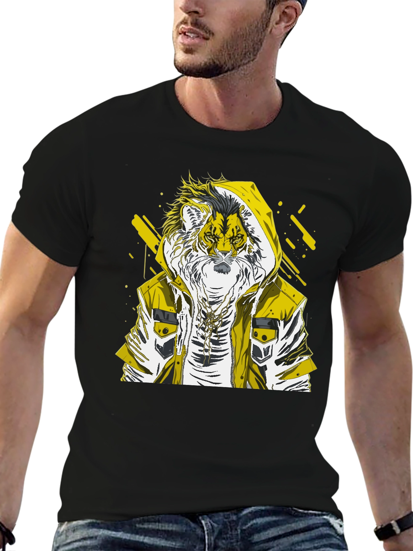 Tiger Graphic Print T-Shirt - Urban Style