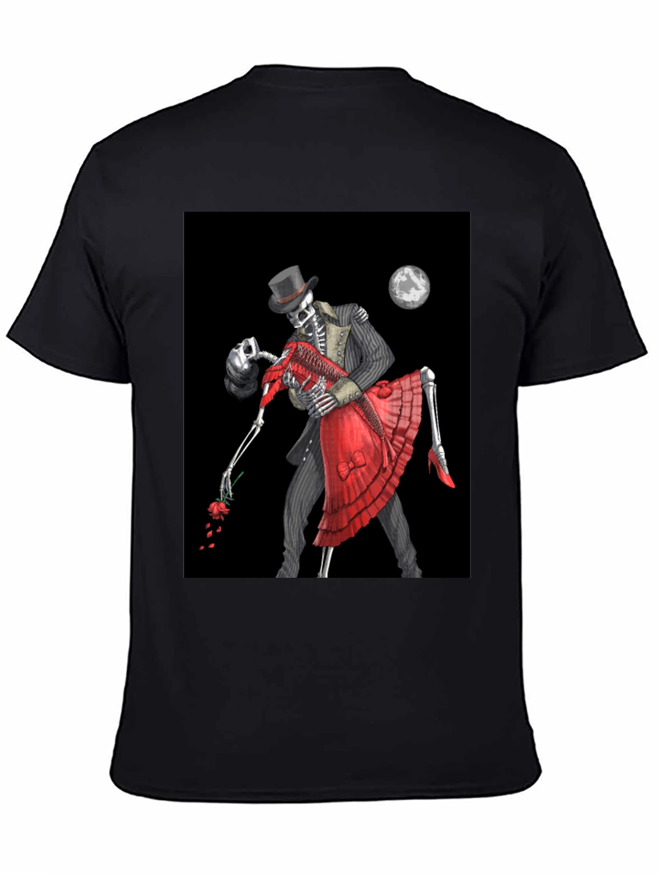 Dancing Skeletons Graphic Tee - Day of the Dead Style