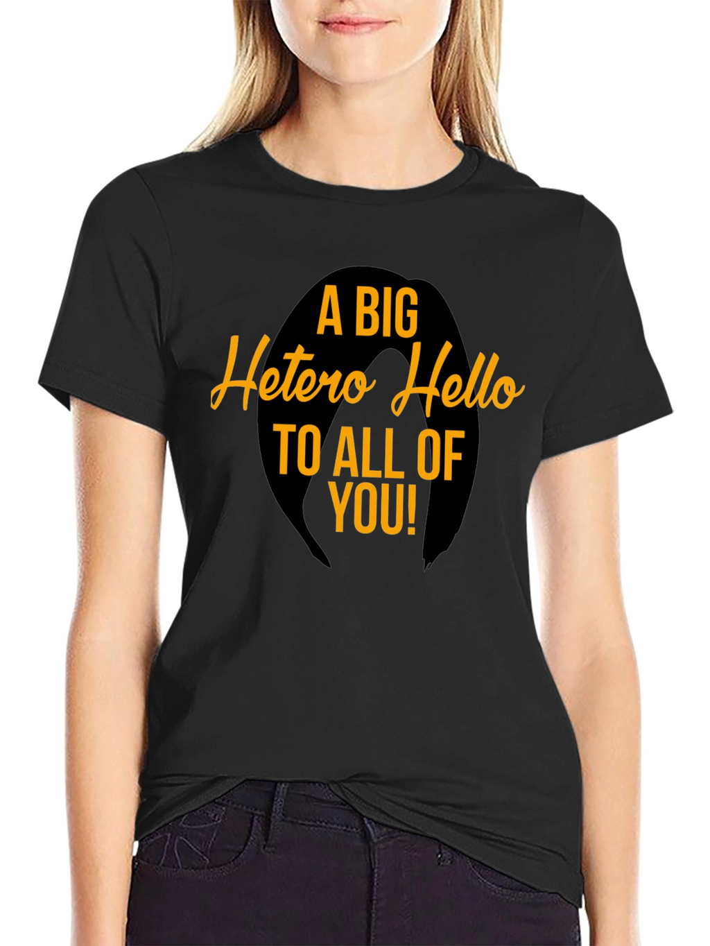A Big Hetero Hello Graphic Tee