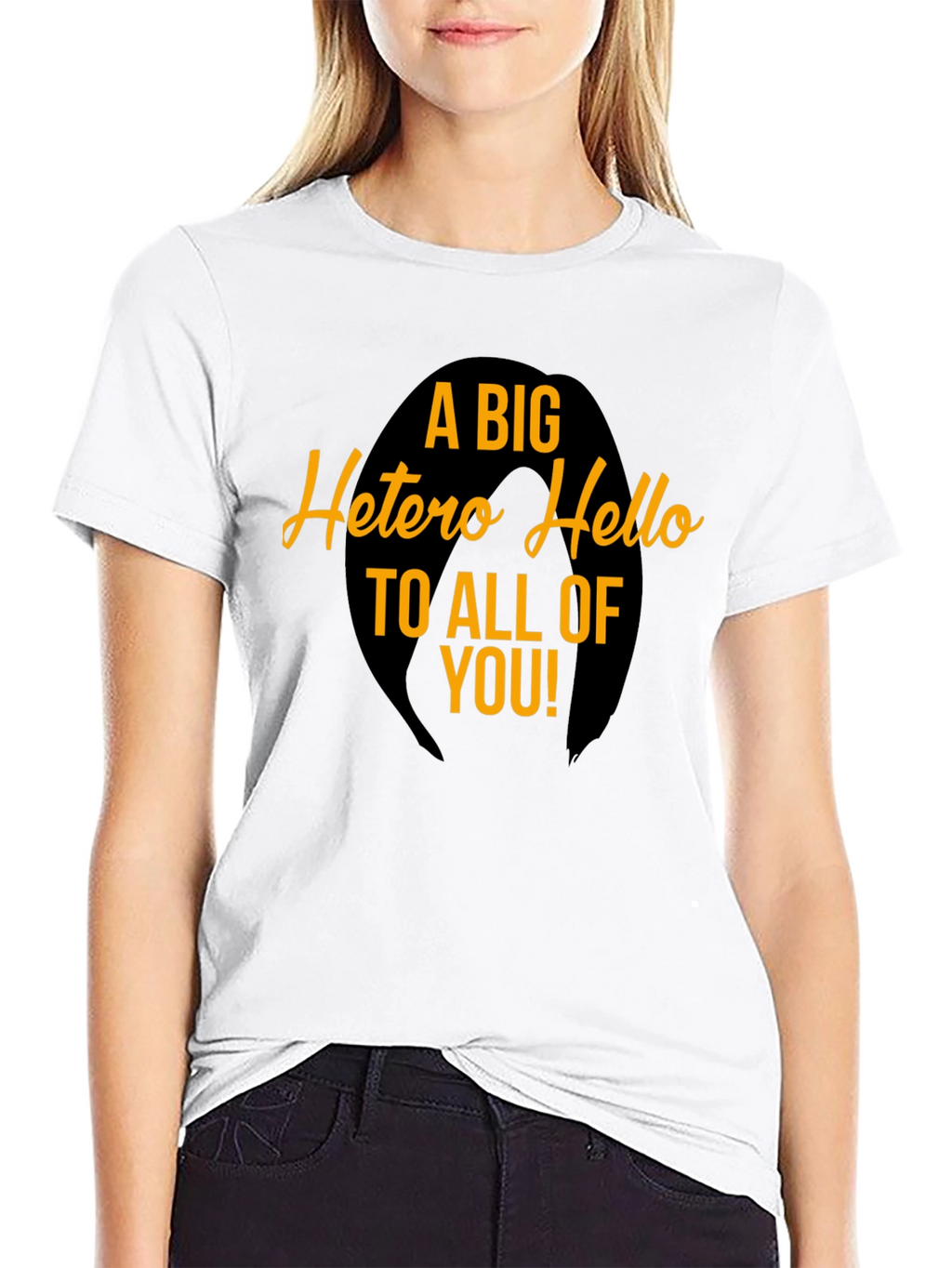 A Big Hetero Hello Graphic Tee