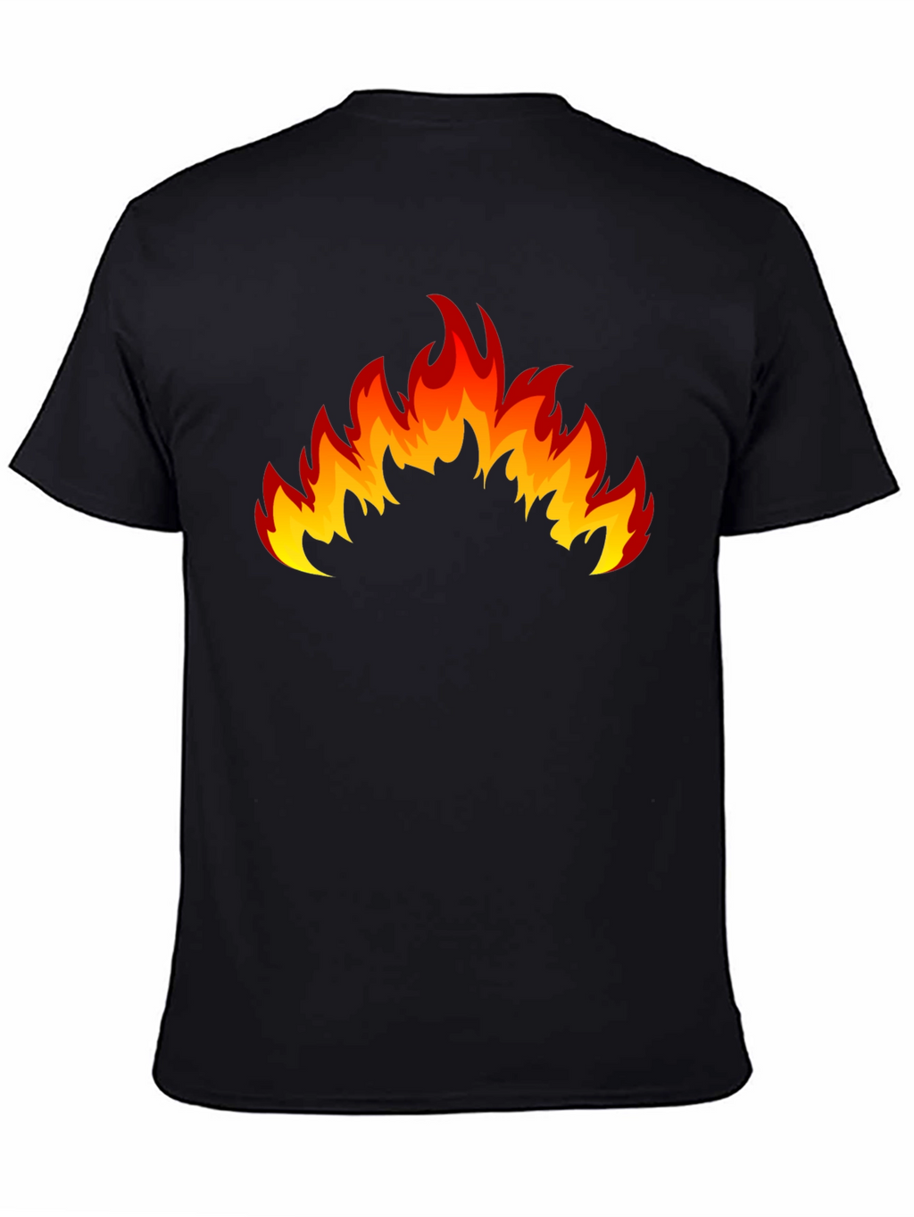 Flaming Hot Black Graphic T-Shirt