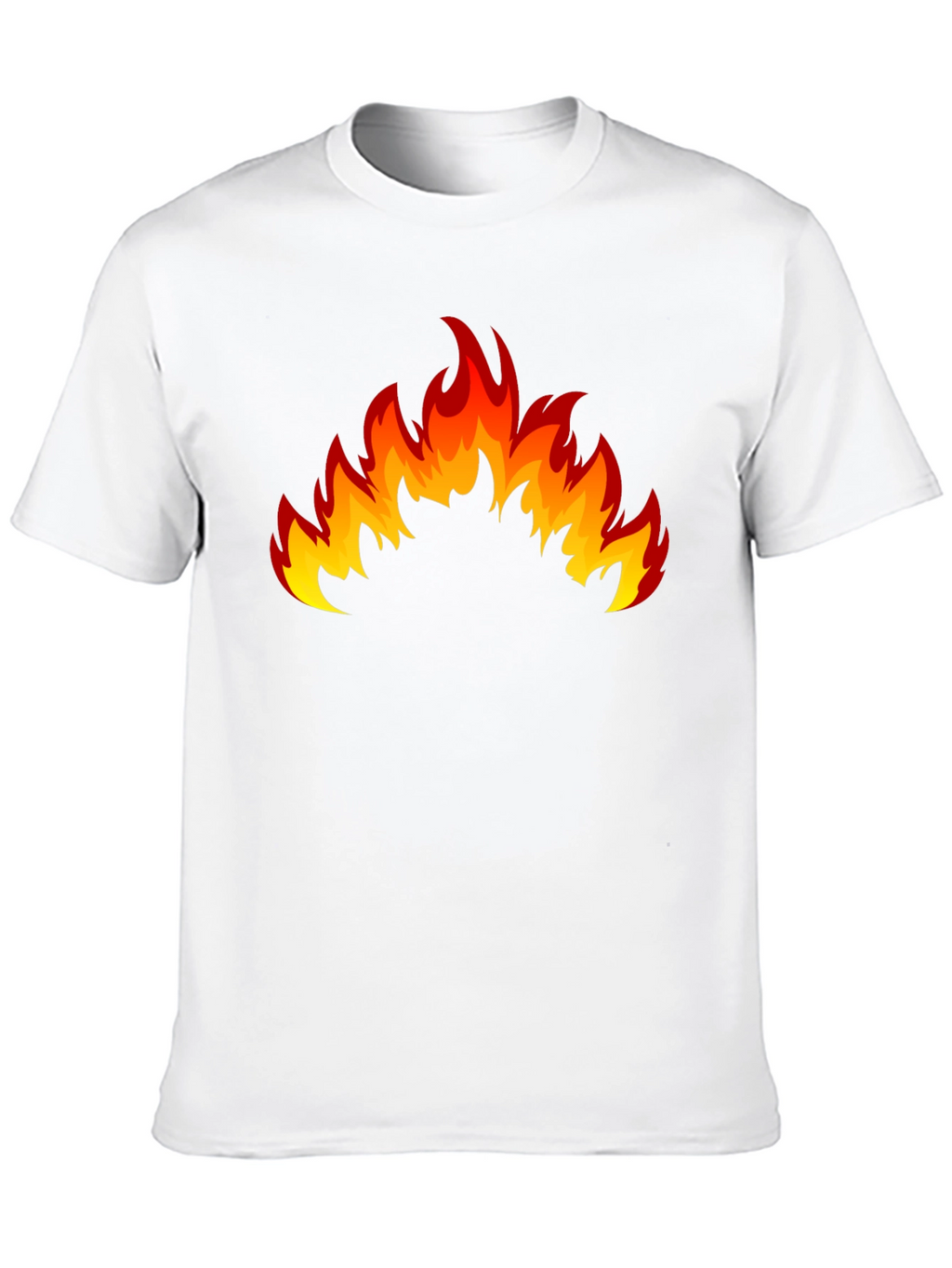 Flaming Hot Black Graphic T-Shirt
