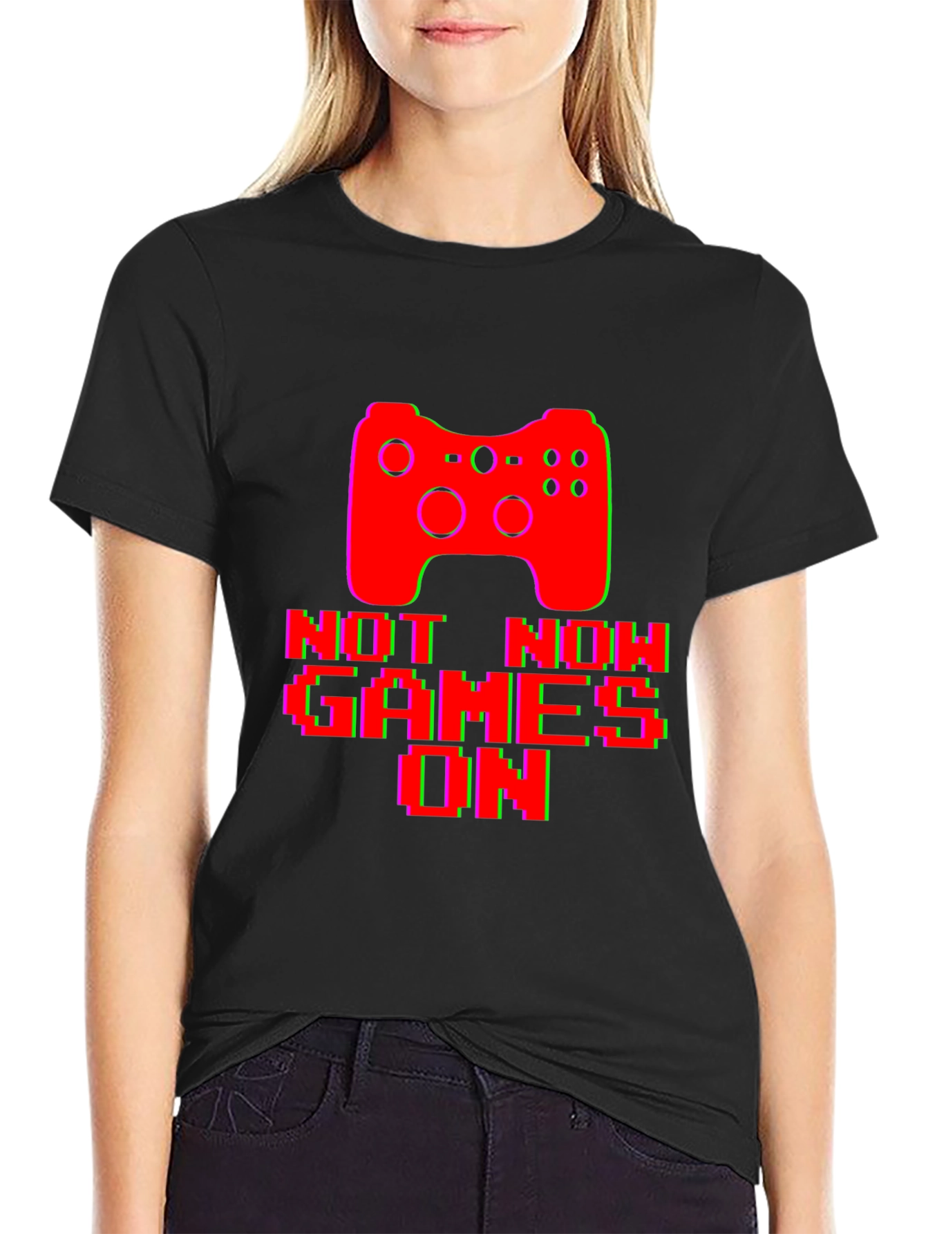 Gamer Graphic T-Shirt - Not Now Games On