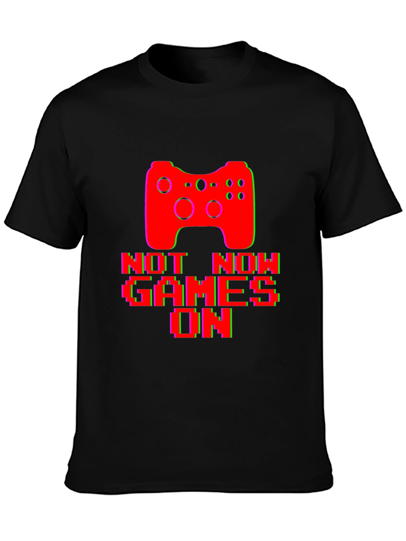 Gamer Graphic T-Shirt - Not Now Games On