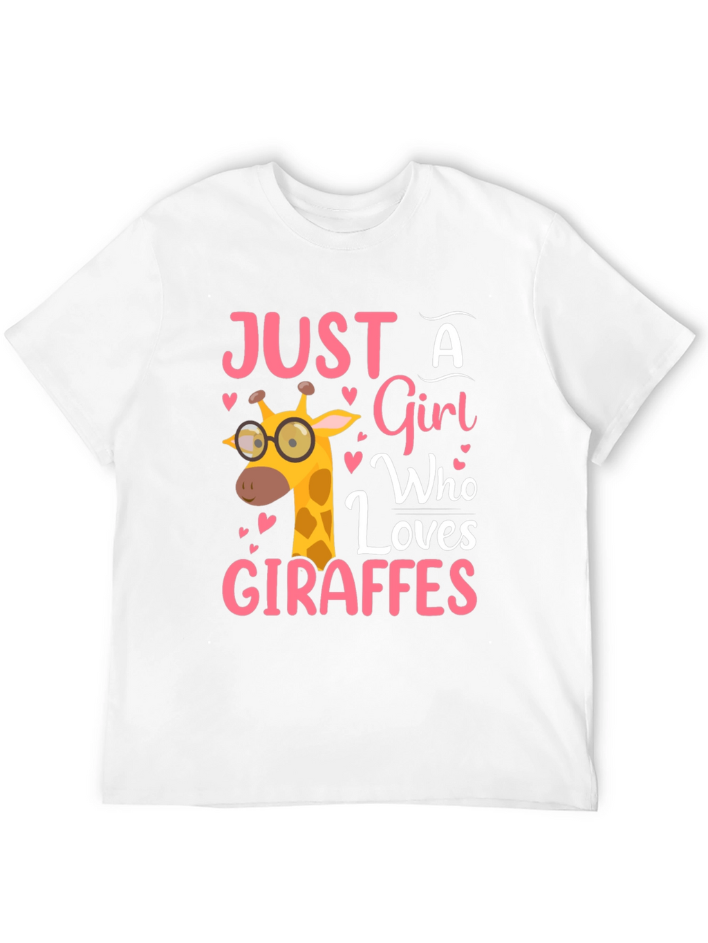 Just a Girl Who Loves Giraffes T-Shirt