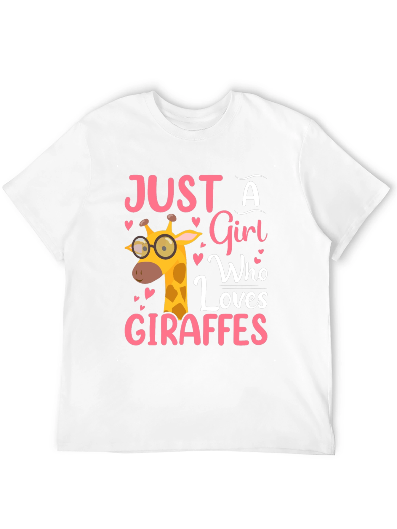 Just a Girl Who Loves Giraffes T-Shirt