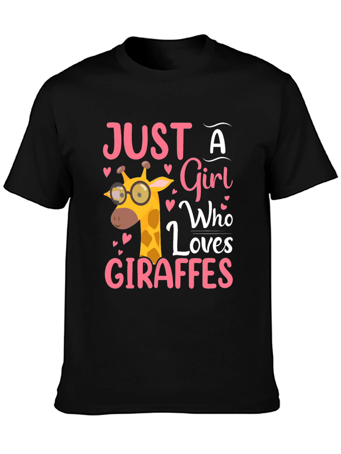 Just a Girl Who Loves Giraffes T-Shirt