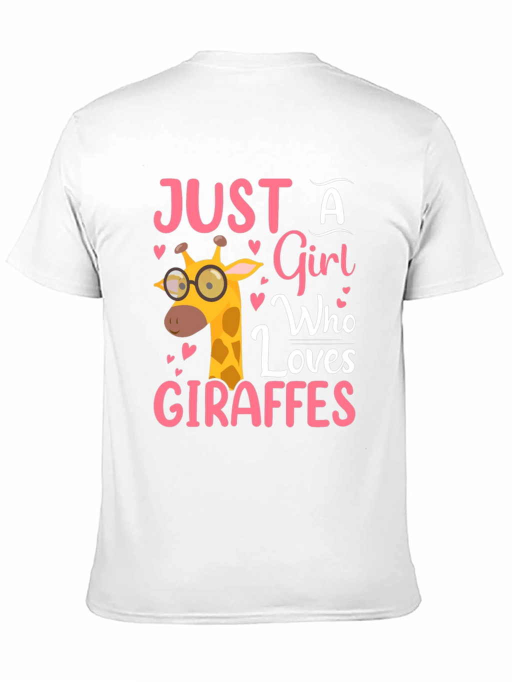 Just a Girl Who Loves Giraffes T-Shirt