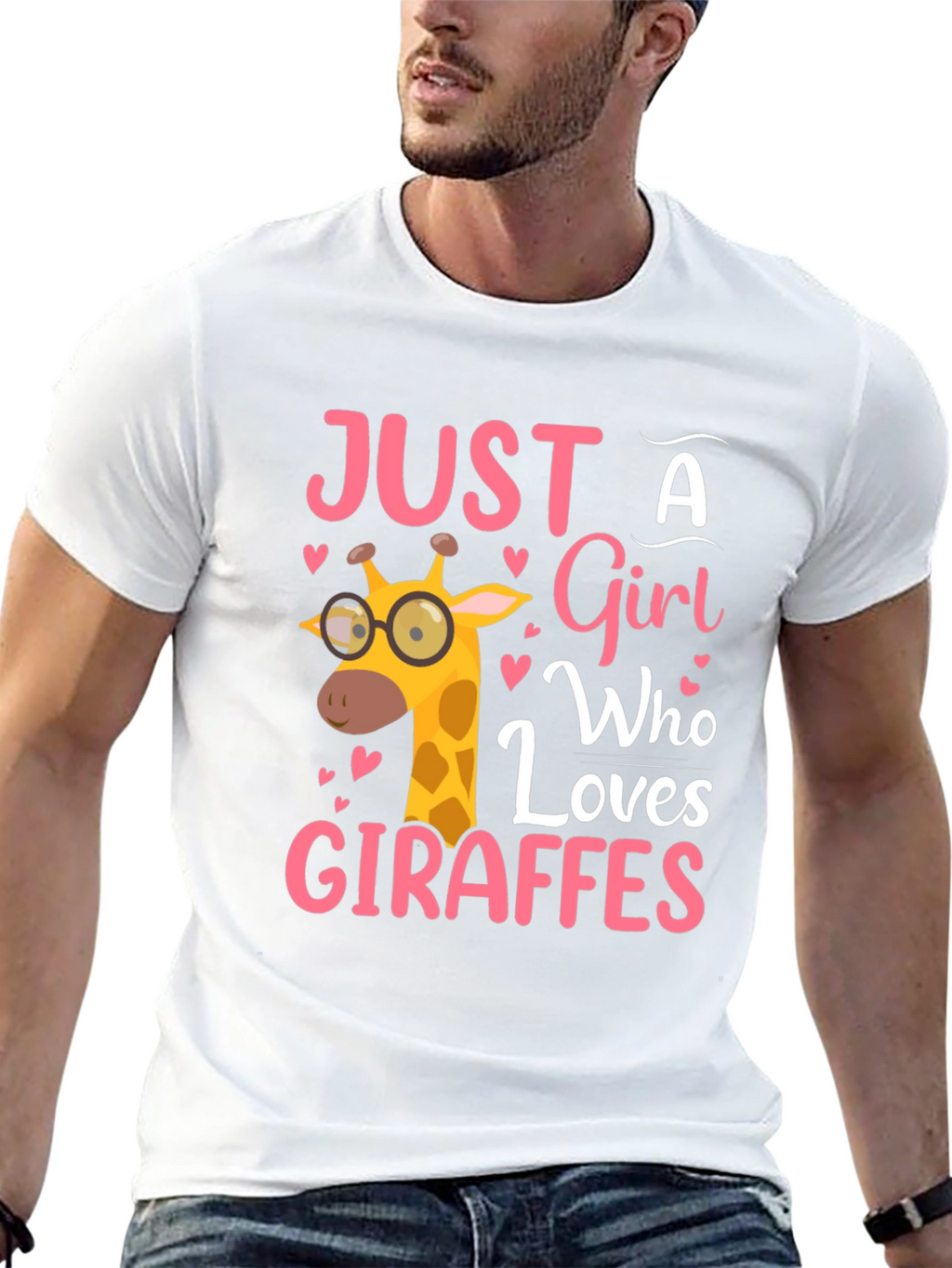 Just a Girl Who Loves Giraffes T-Shirt