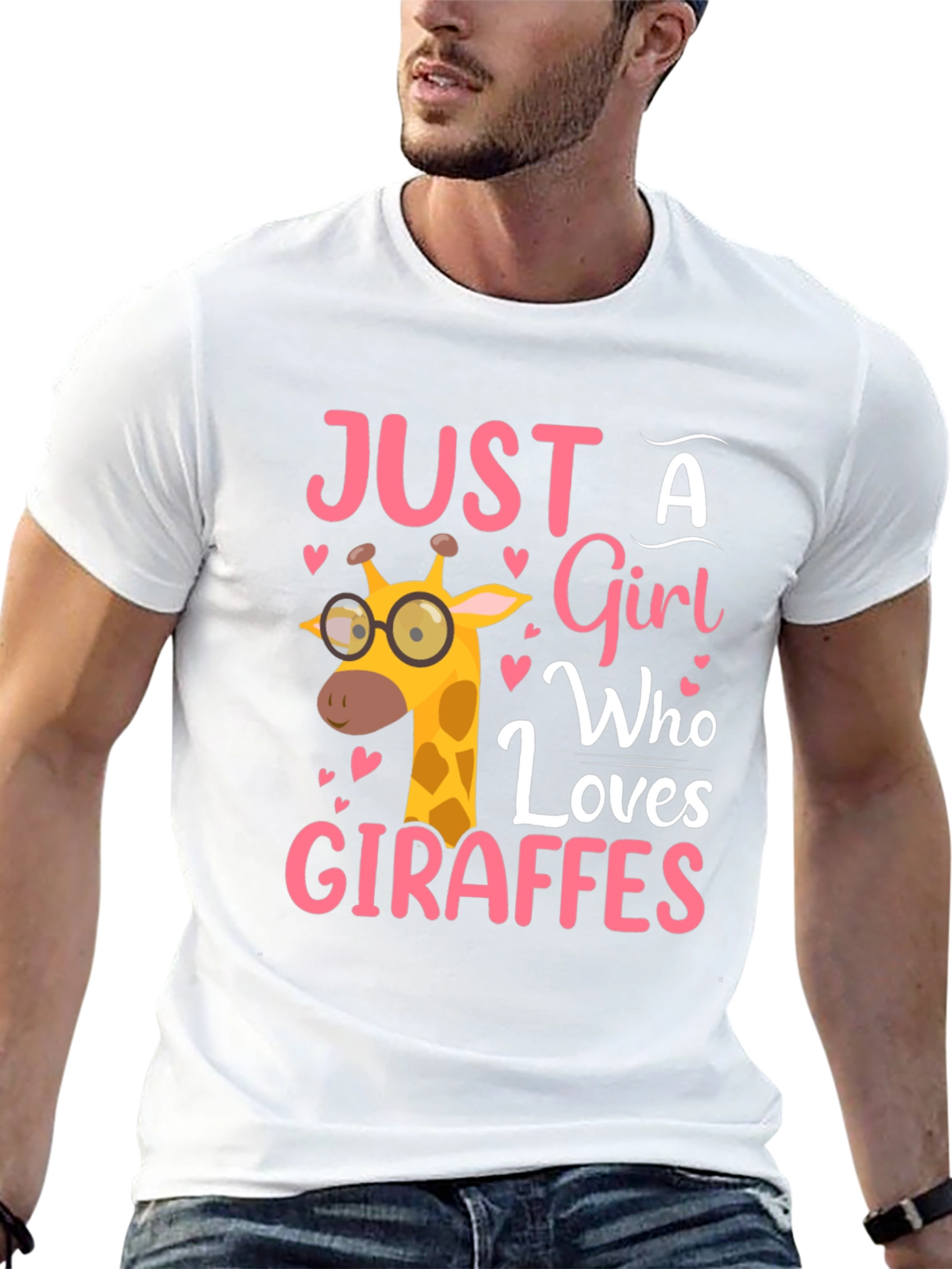 Just a Girl Who Loves Giraffes T-Shirt