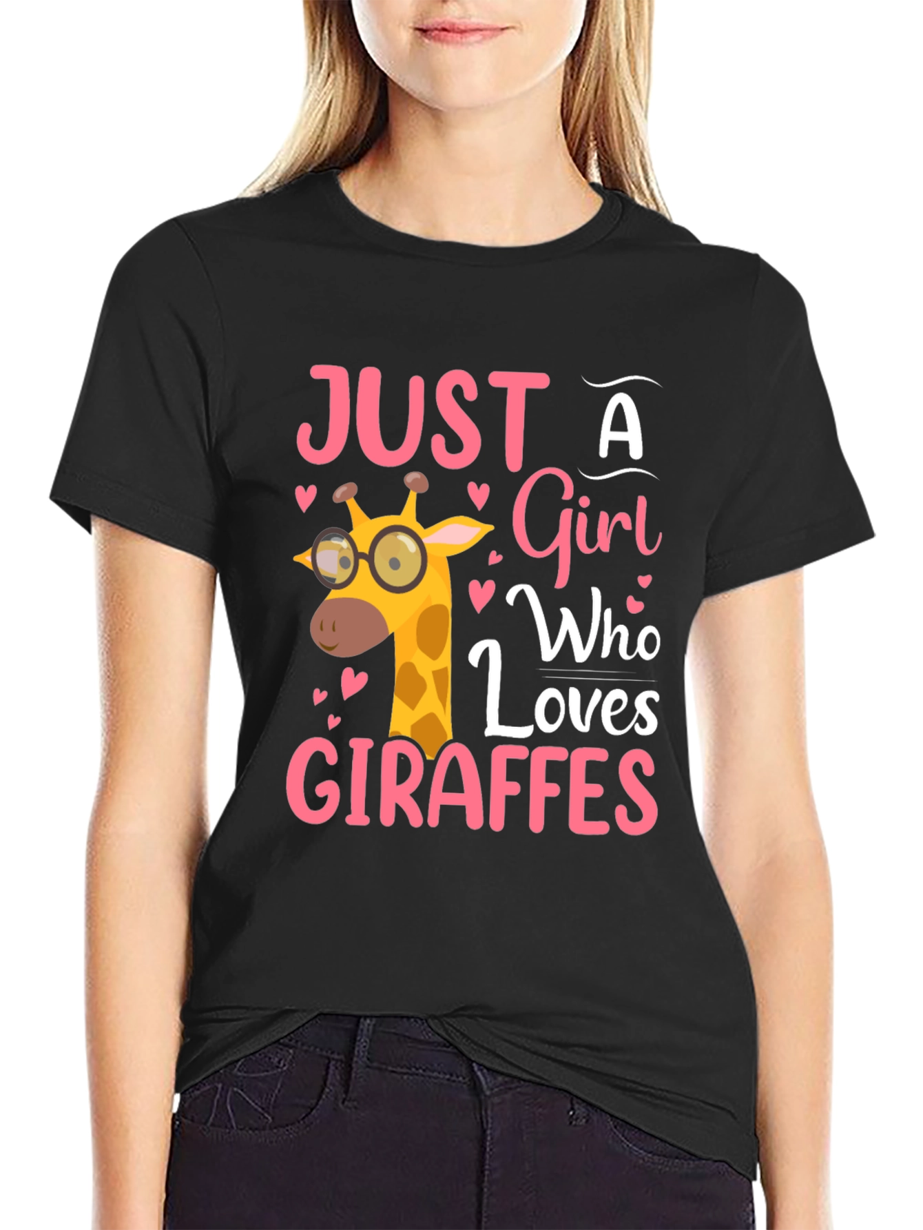 Just a Girl Who Loves Giraffes T-Shirt