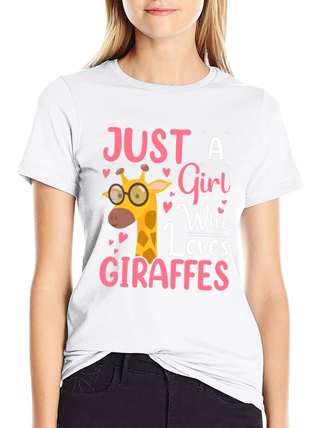 Just a Girl Who Loves Giraffes T-Shirt