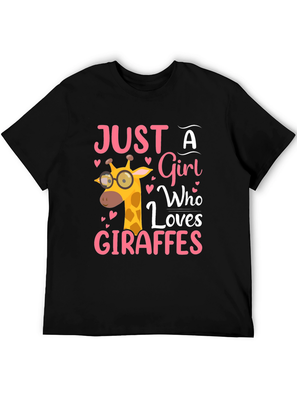 Just a Girl Who Loves Giraffes T-Shirt