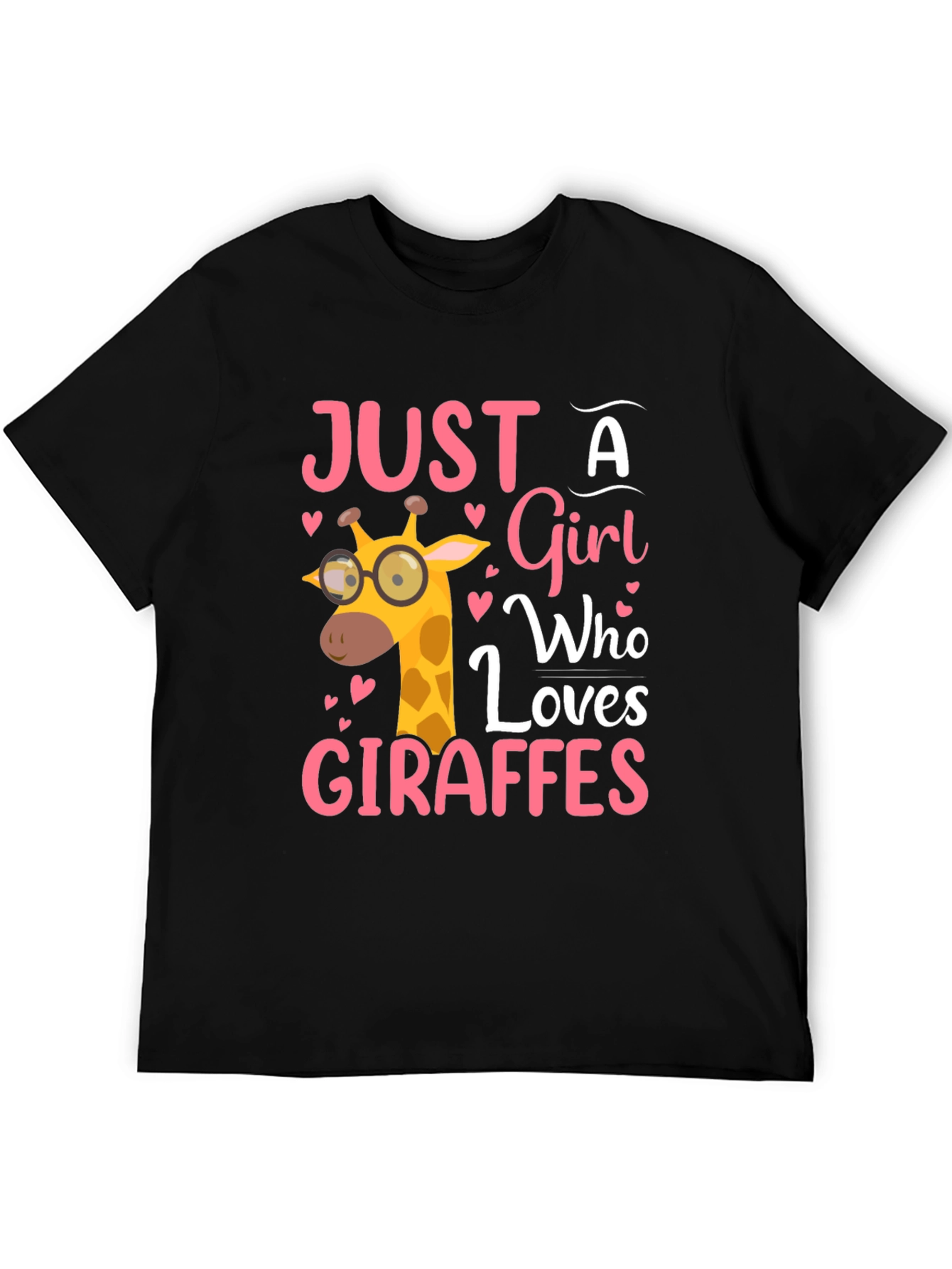 Just a Girl Who Loves Giraffes T-Shirt