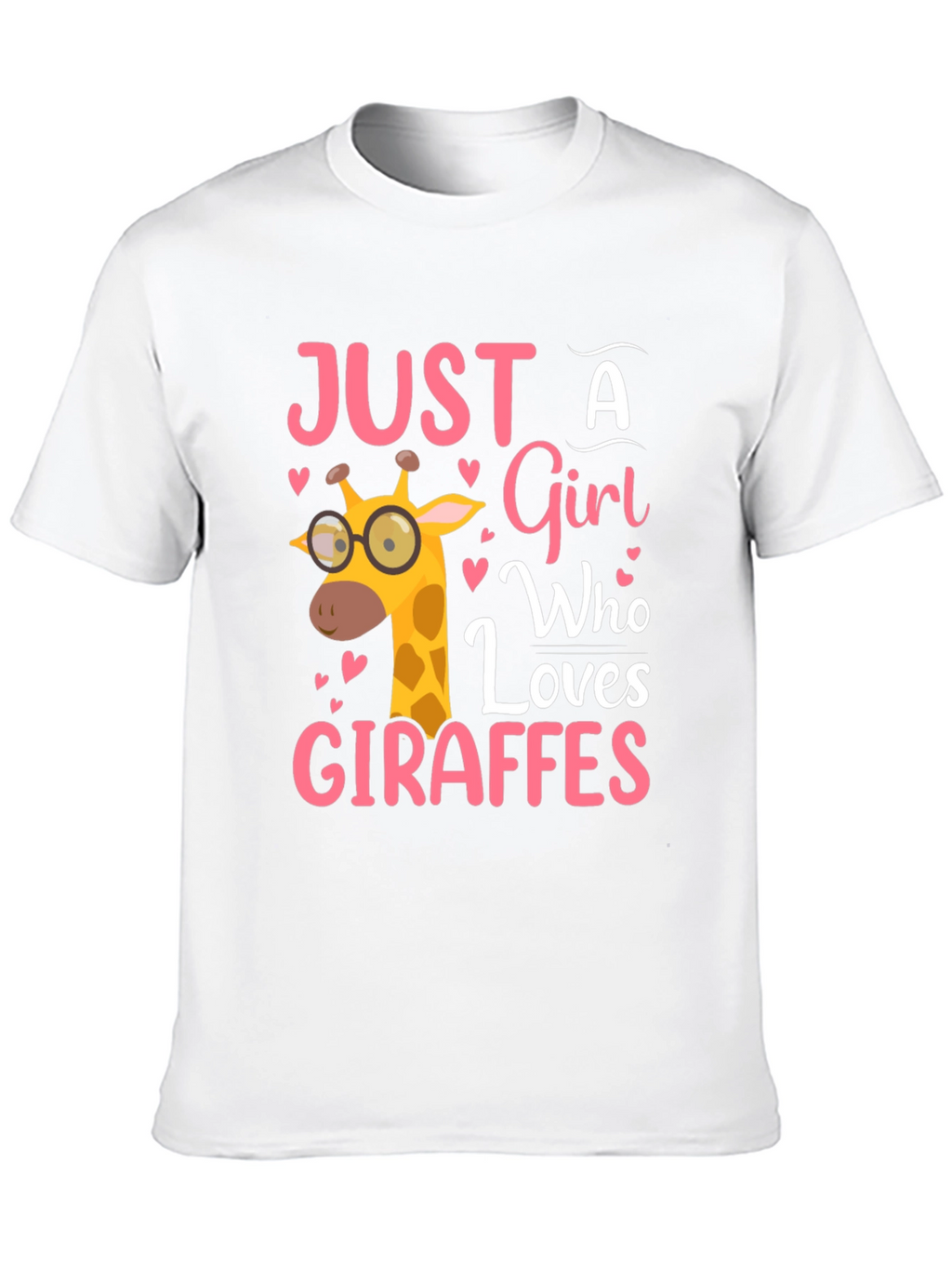 Just a Girl Who Loves Giraffes T-Shirt