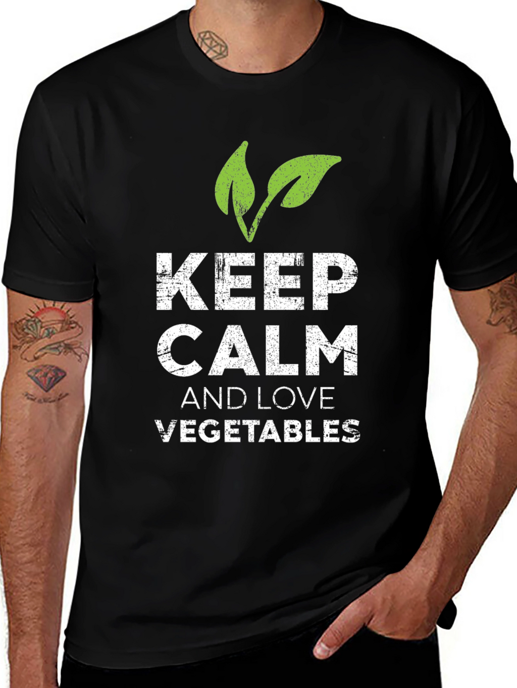 Keep Calm Love Vegetables T-Shirt