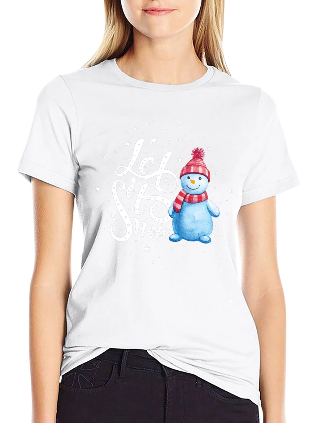 Festive Let It Snow Graphic Tee