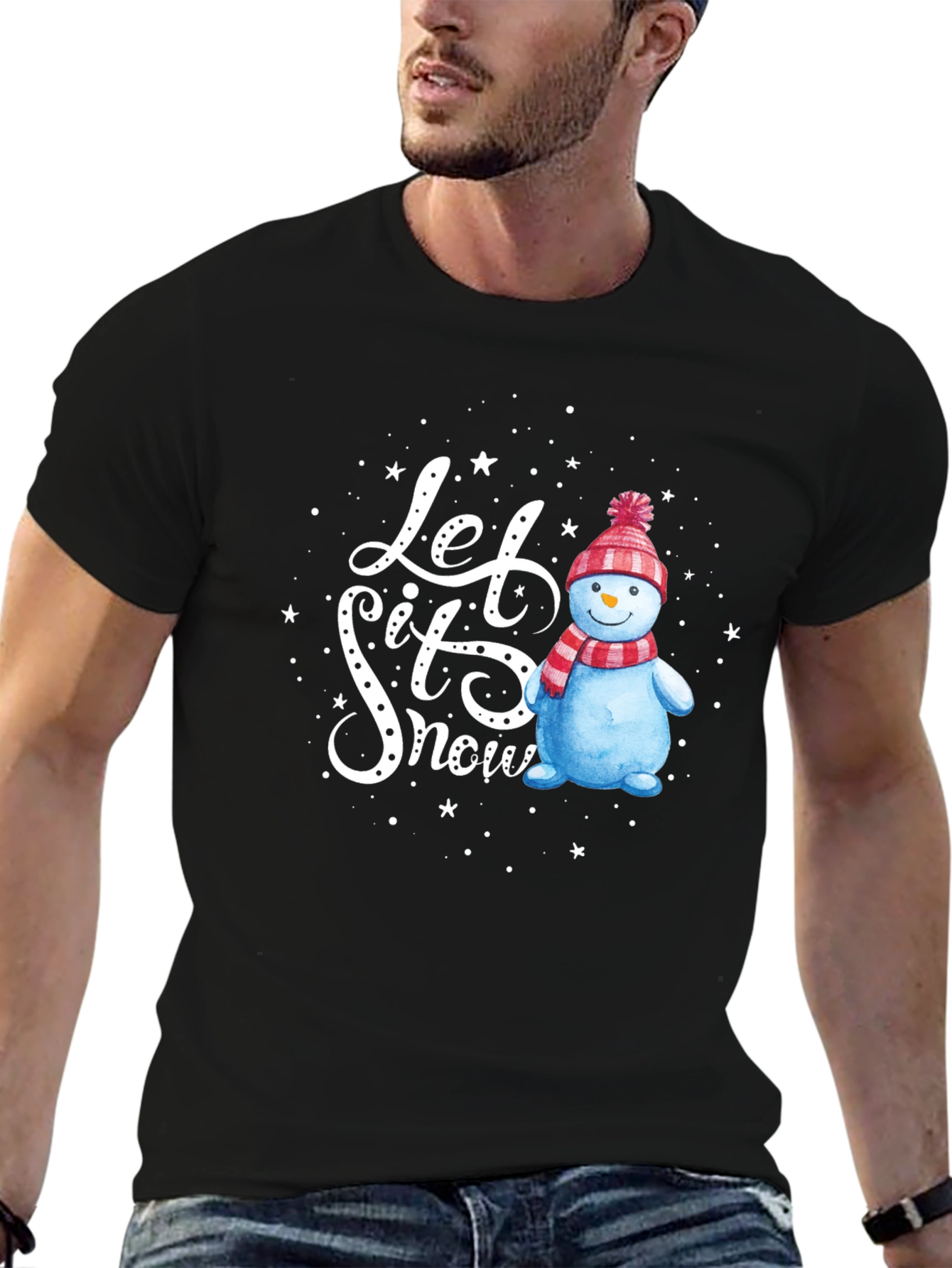 Festive Let It Snow Graphic Tee