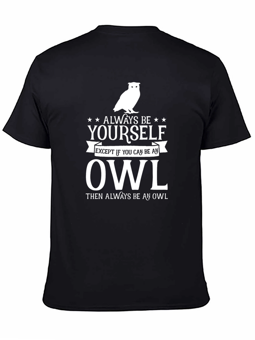 Always Be Yourself Owl Graphic Tee