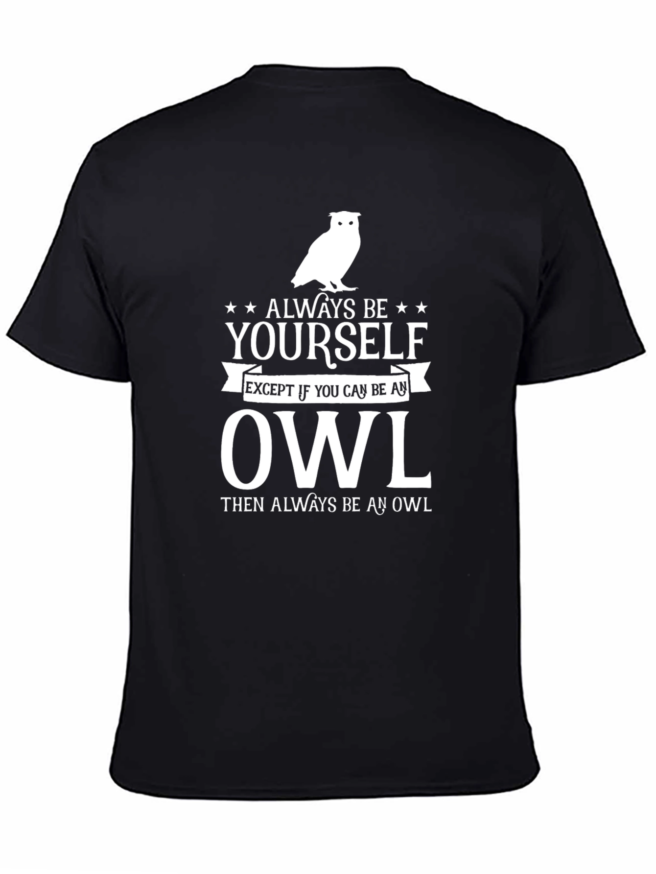 Always Be Yourself Owl Graphic Tee
