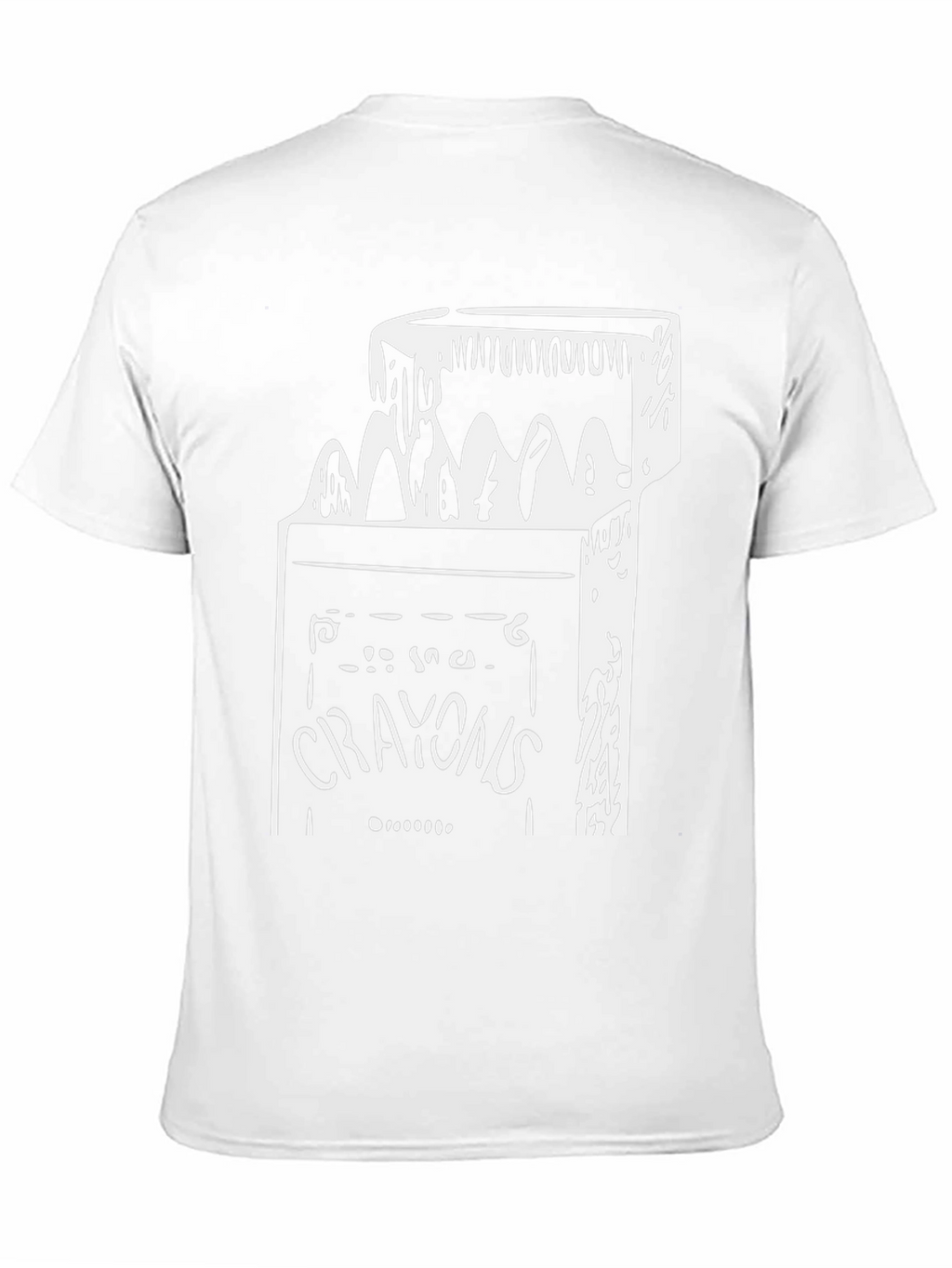 Crayons T-Shirt - Black Graphic Tee
