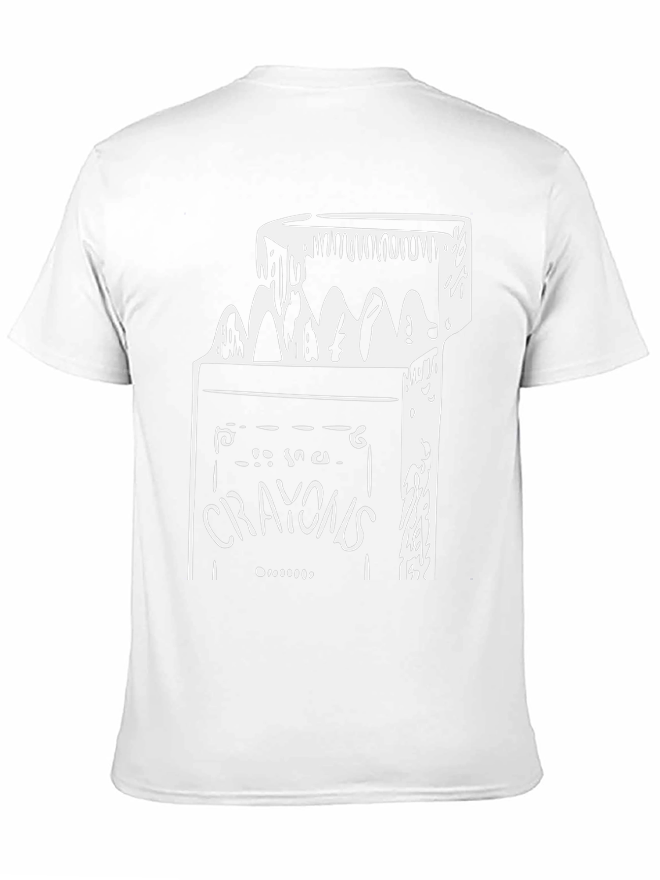 Crayons T-Shirt - Black Graphic Tee