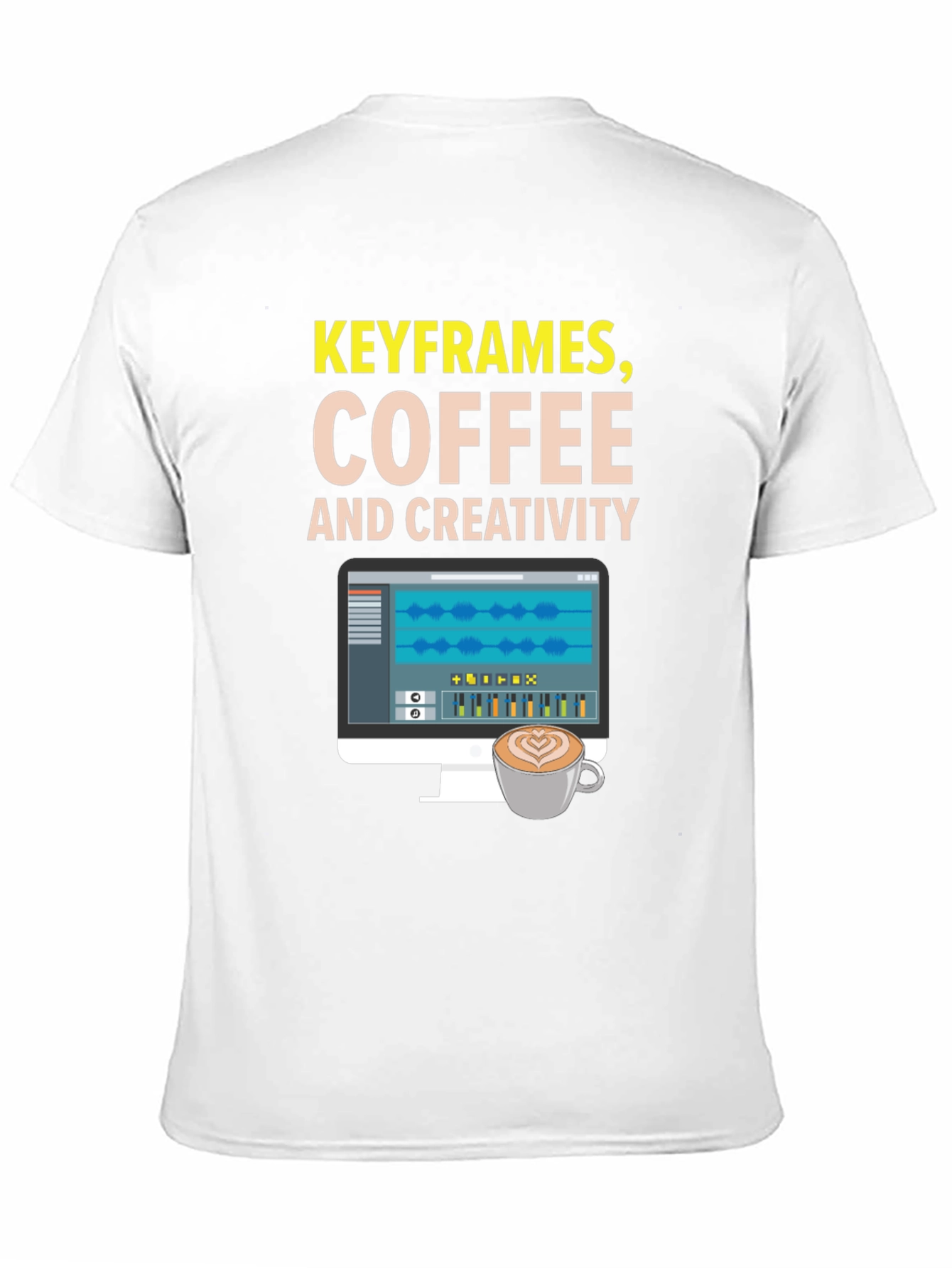 Keyframes Coffee and Creativity Graphic Tee