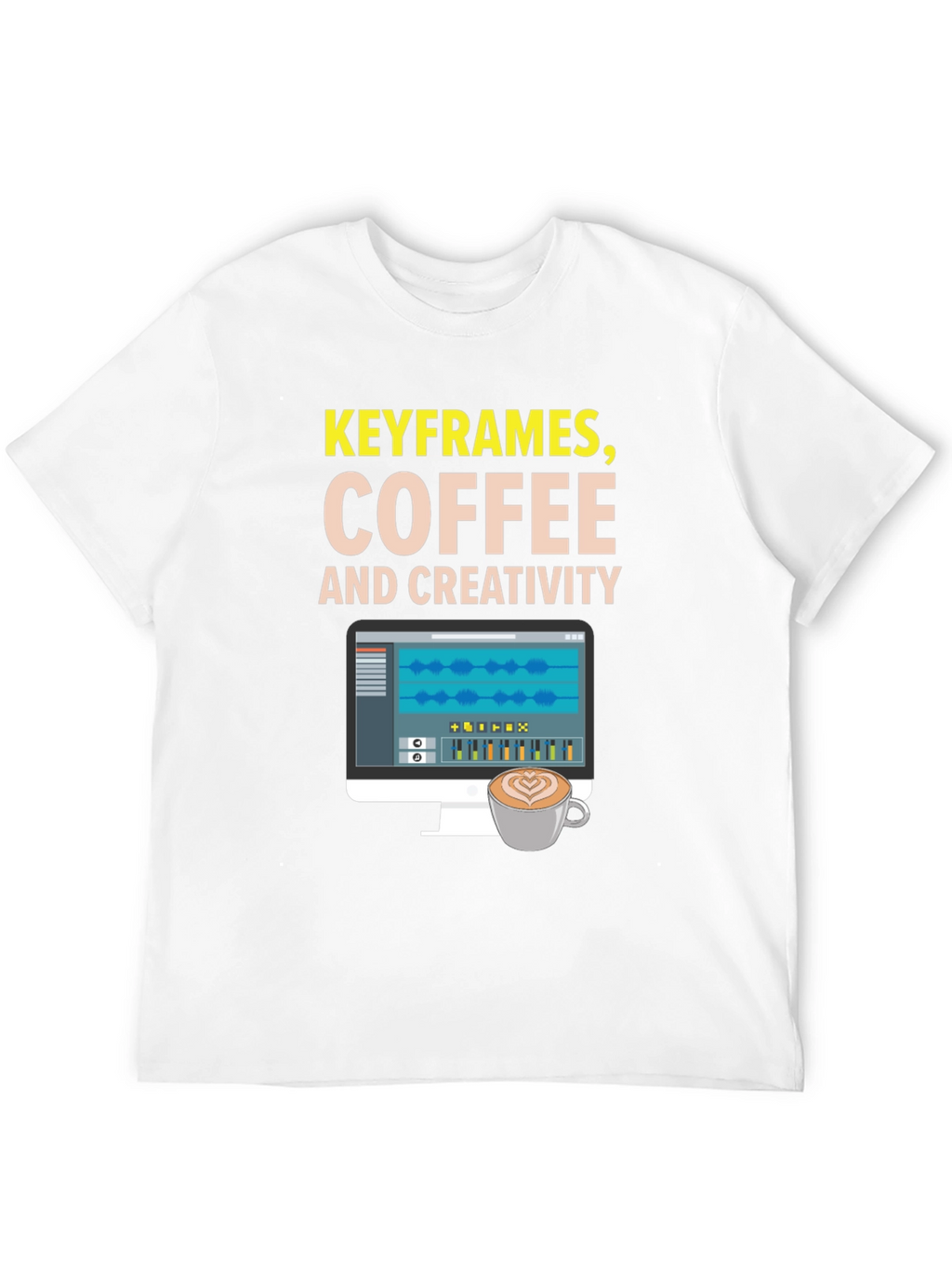 Keyframes Coffee and Creativity Graphic Tee