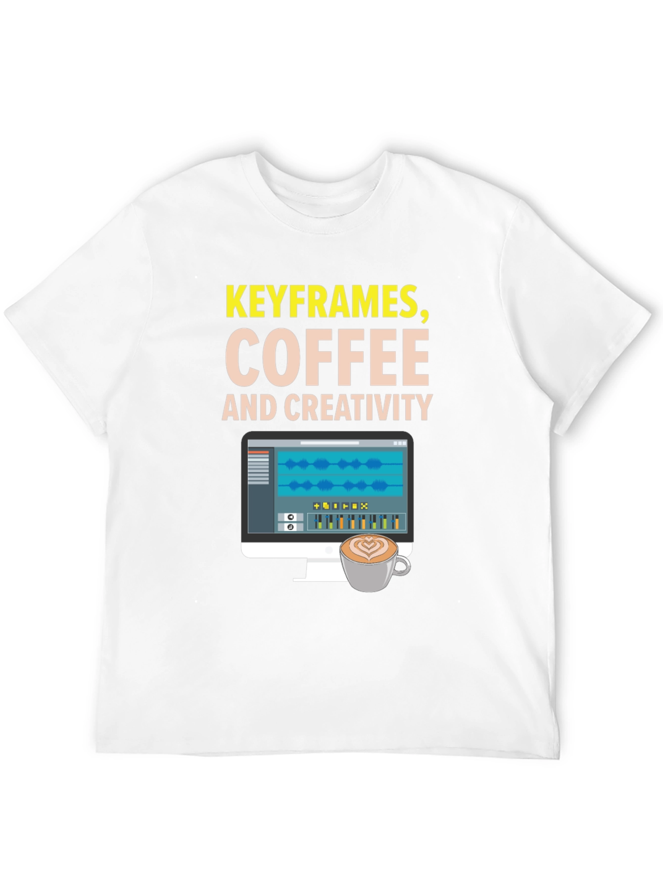 Keyframes Coffee and Creativity Graphic Tee