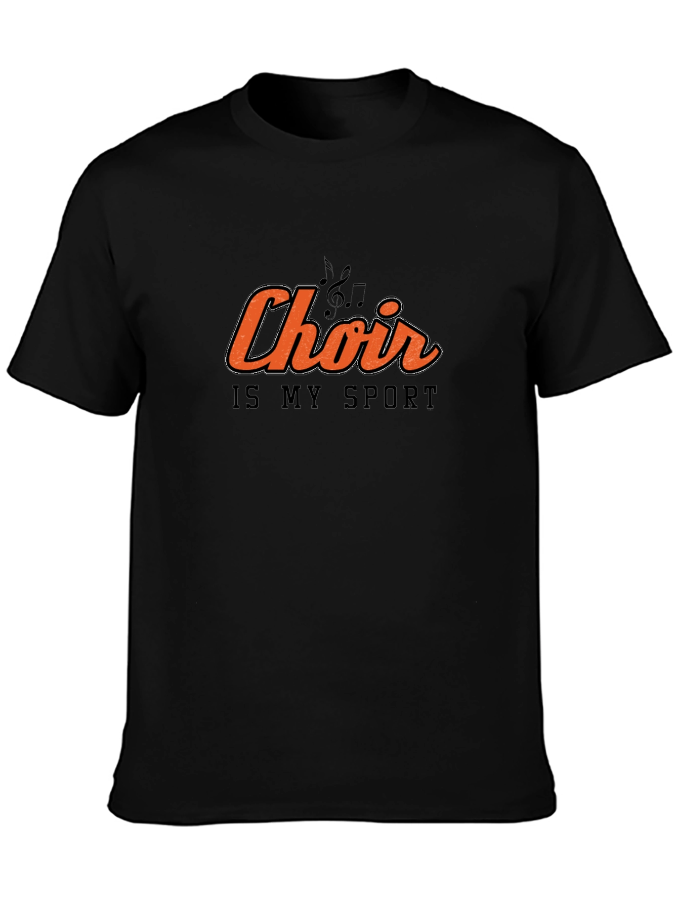 Choir is My Sport Black T-Shirt
