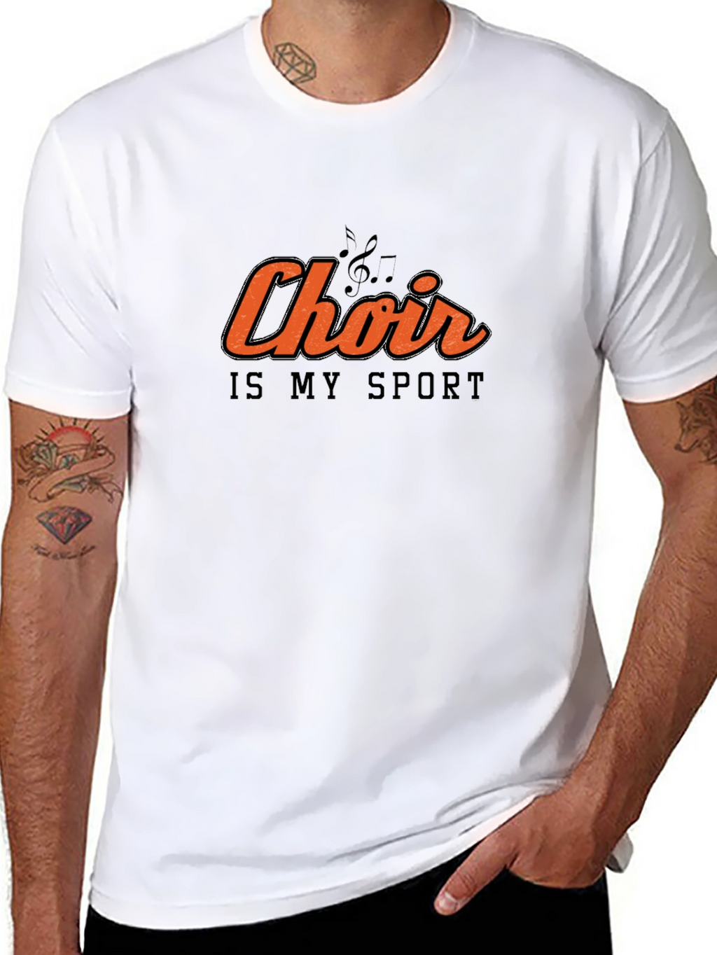 Choir is My Sport Black T-Shirt