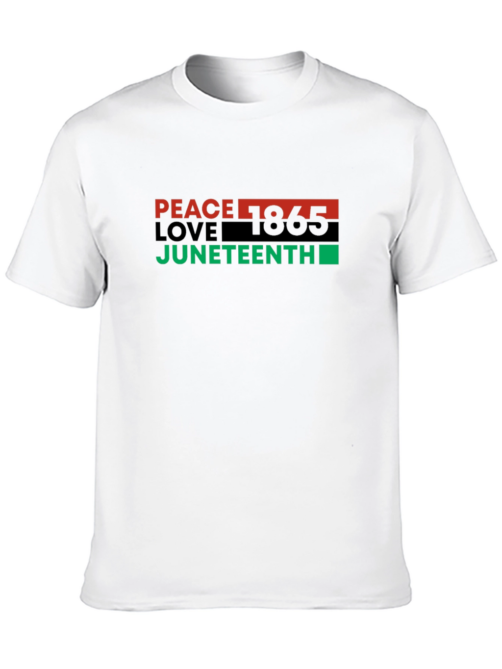 Juneteenth Peace Love T-Shirt