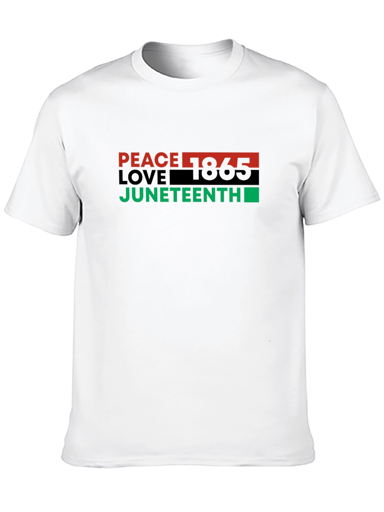 Juneteenth Peace Love T-Shirt