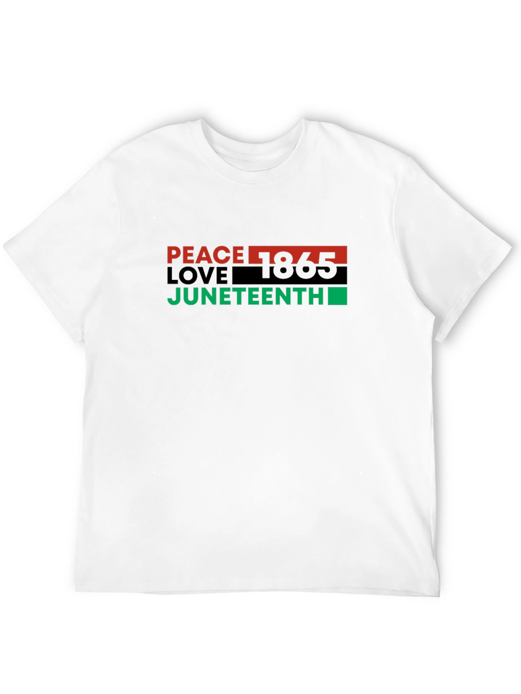 Juneteenth Peace Love T-Shirt