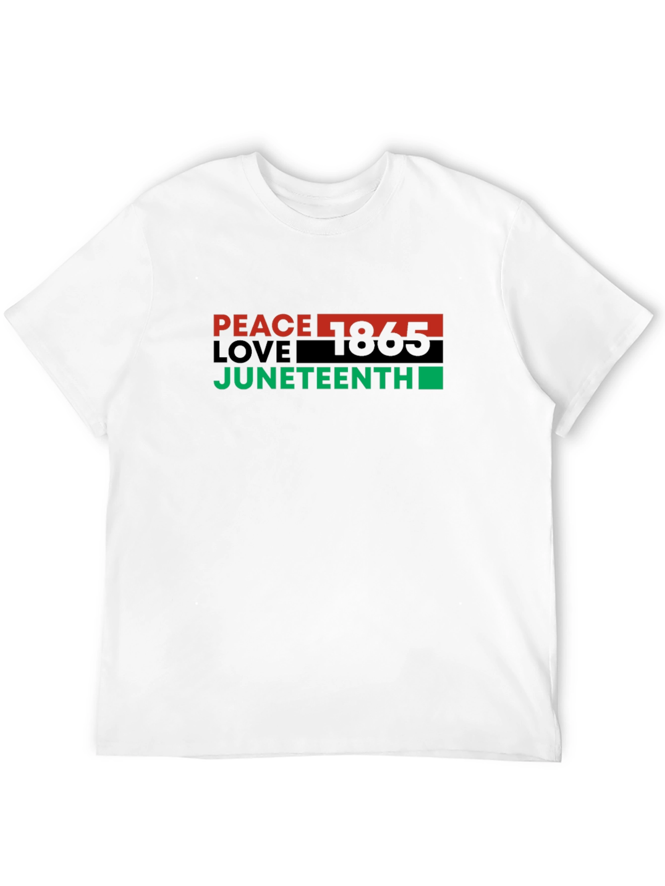 Juneteenth Peace Love T-Shirt