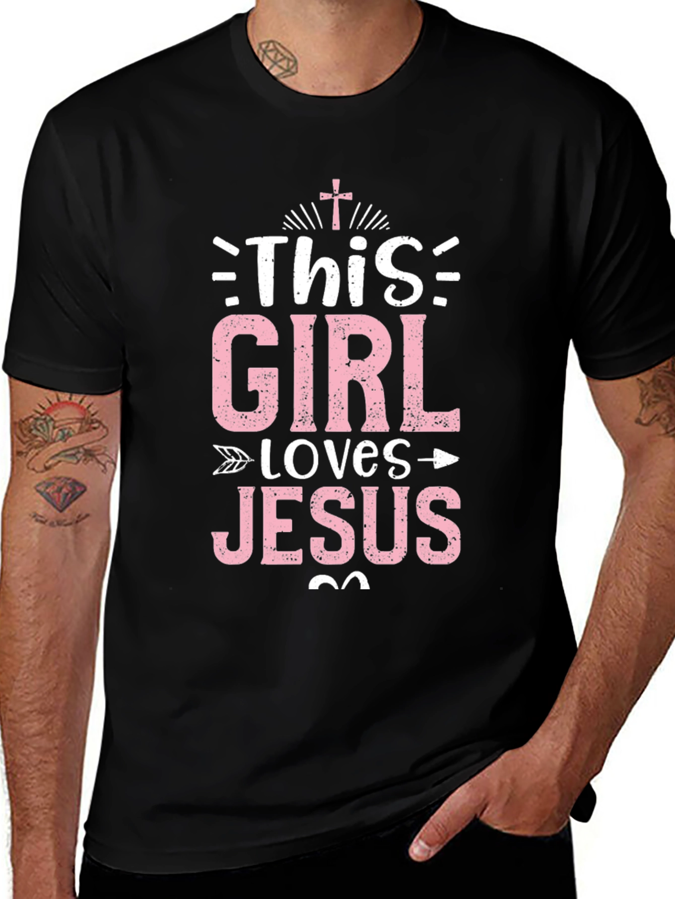 This Girl Loves Jesus T-Shirt - Christian Apparel
