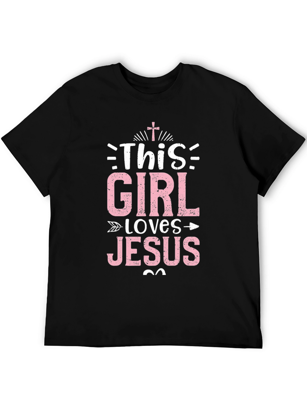 This Girl Loves Jesus T-Shirt - Christian Apparel