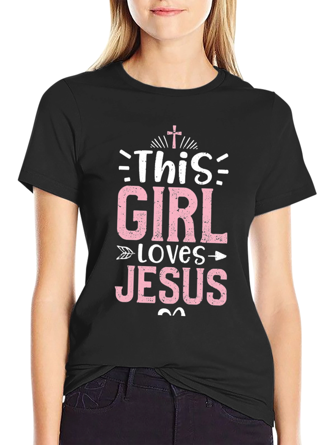 This Girl Loves Jesus T-Shirt - Christian Apparel