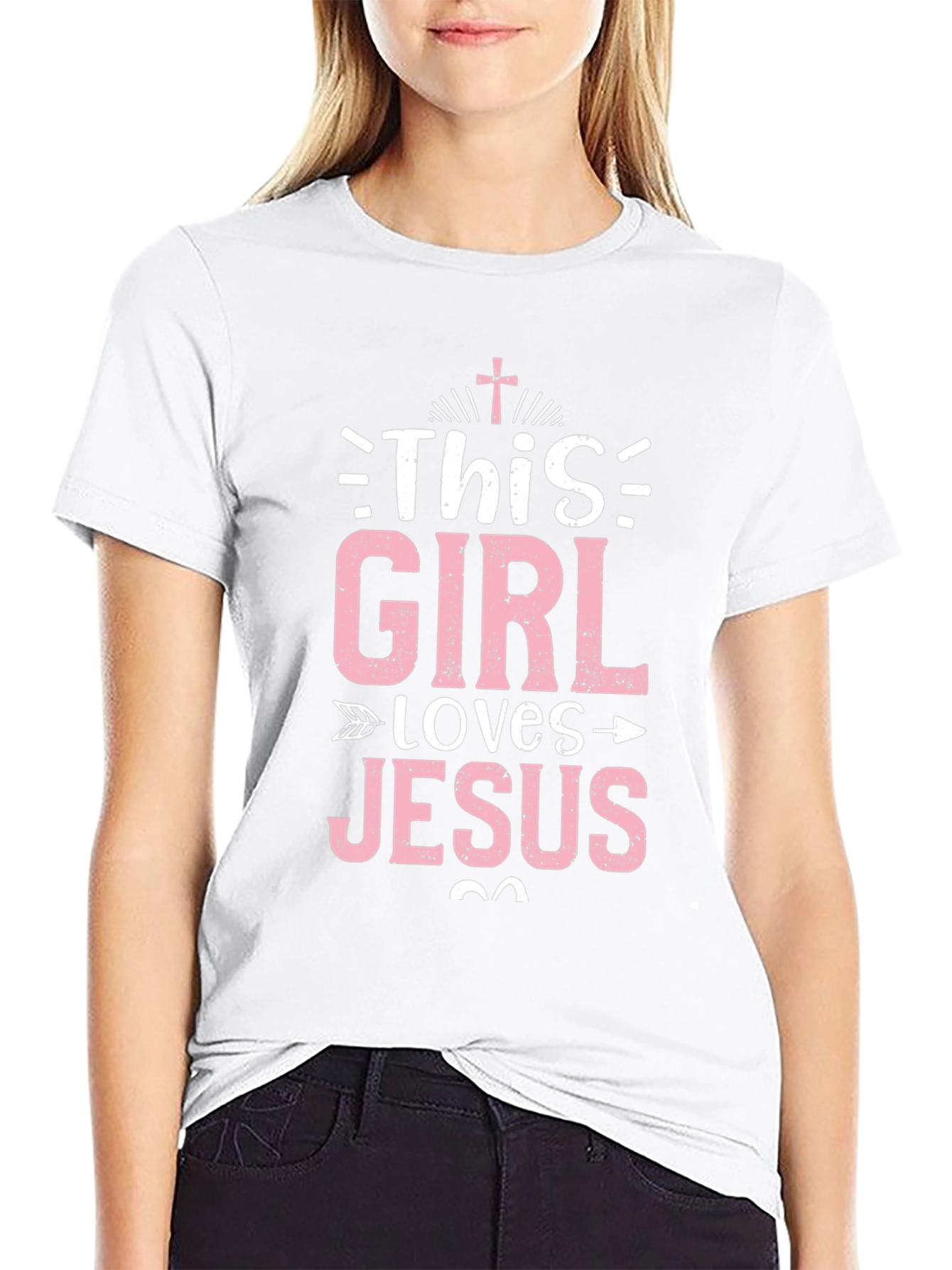 This Girl Loves Jesus T-Shirt - Christian Apparel