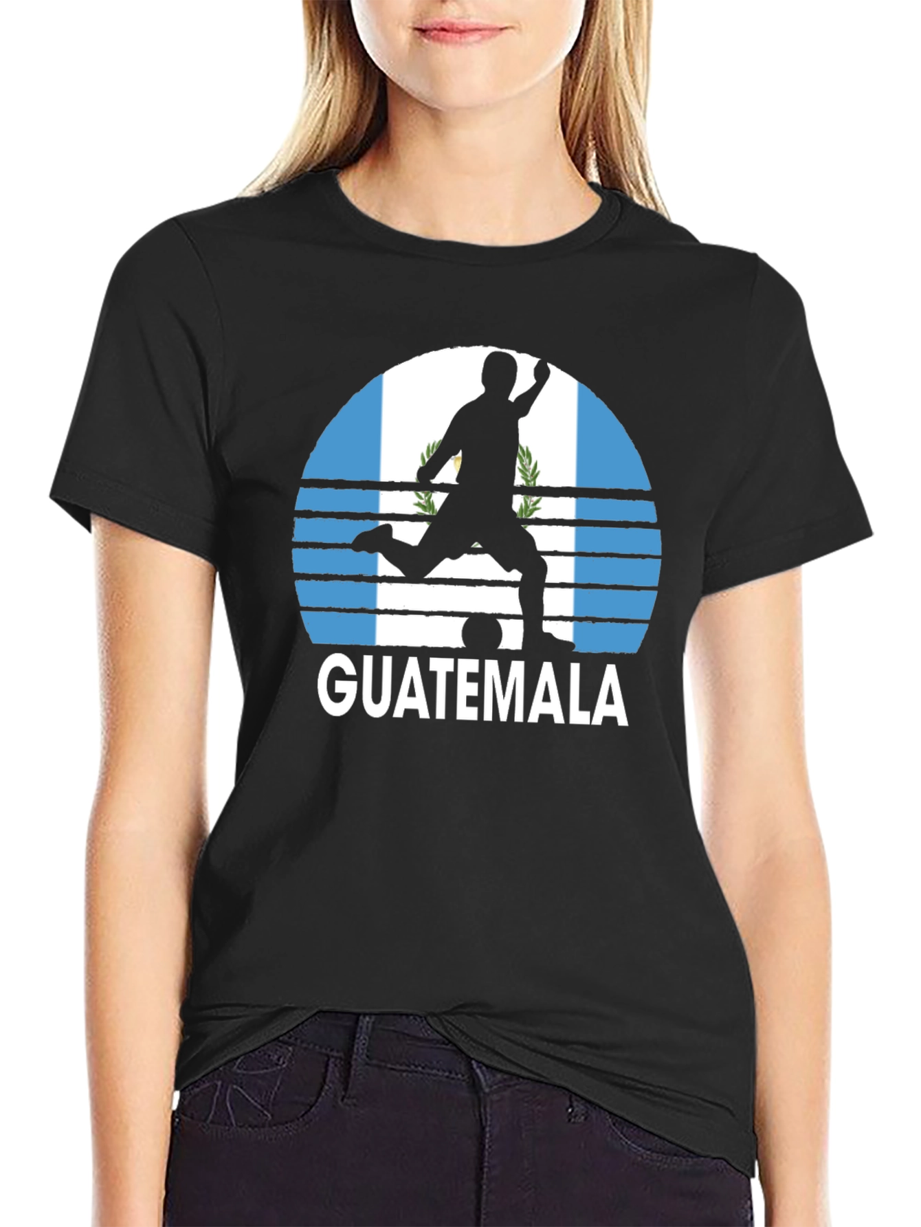 Guatemala Soccer T-Shirt - Flag Graphic Tee