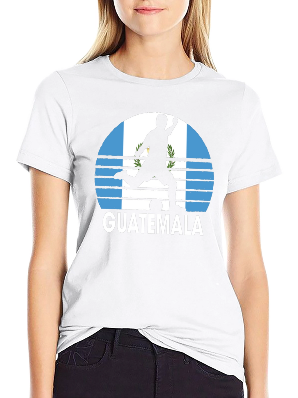 Guatemala Soccer T-Shirt - Flag Graphic Tee