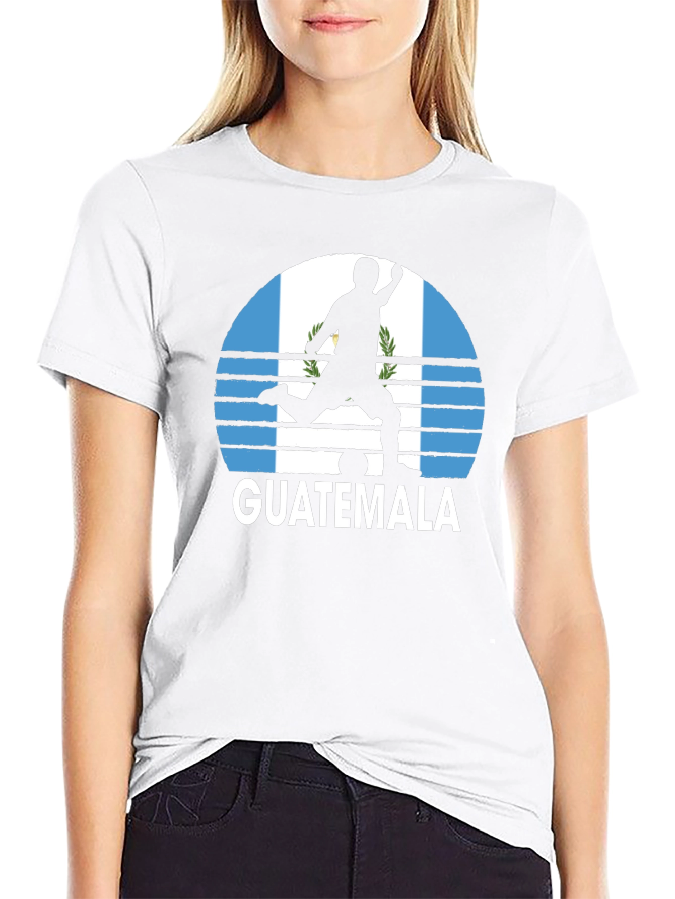 Guatemala Soccer T-Shirt - Flag Graphic Tee