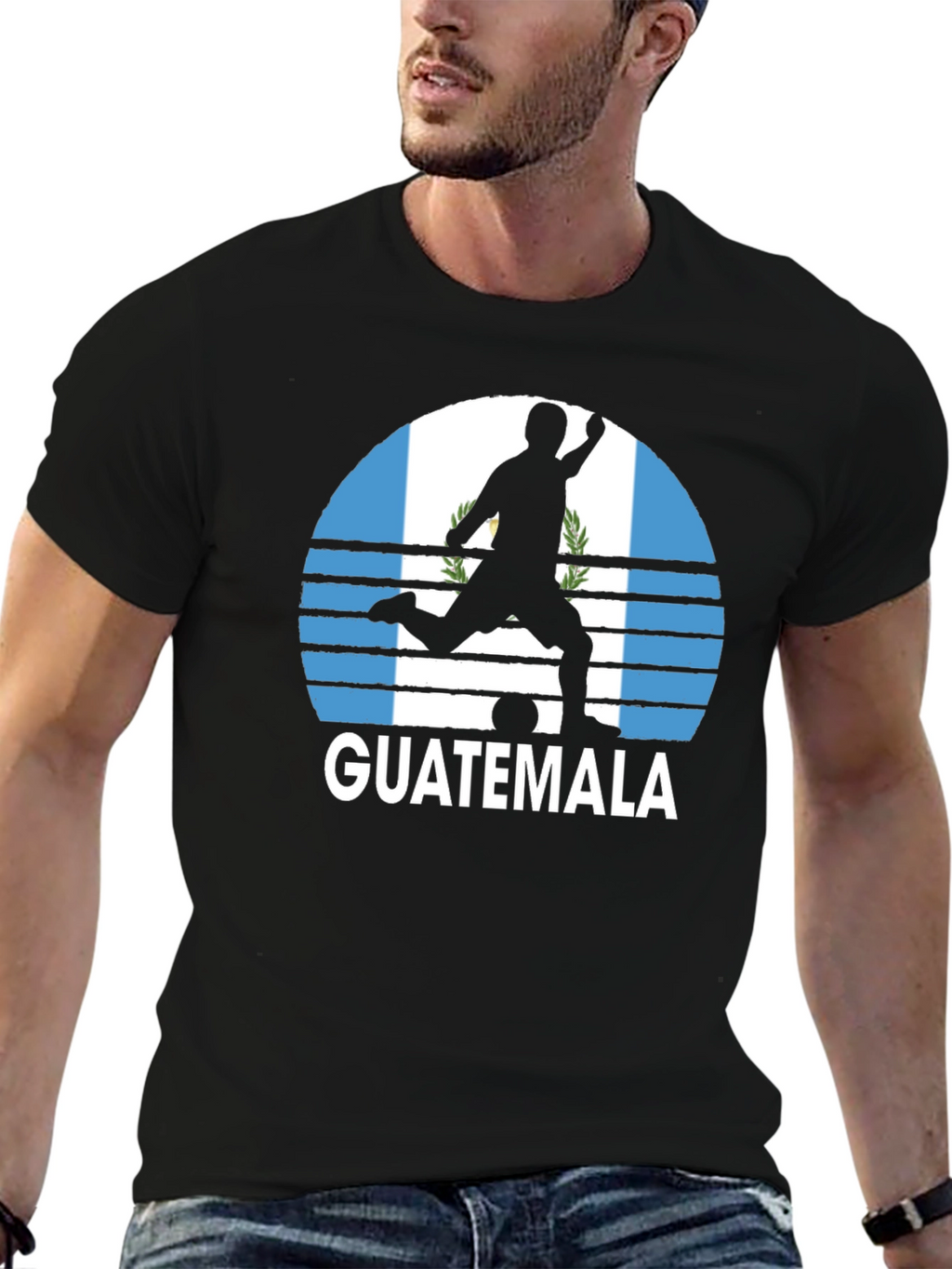 Guatemala Soccer T-Shirt - Flag Graphic Tee