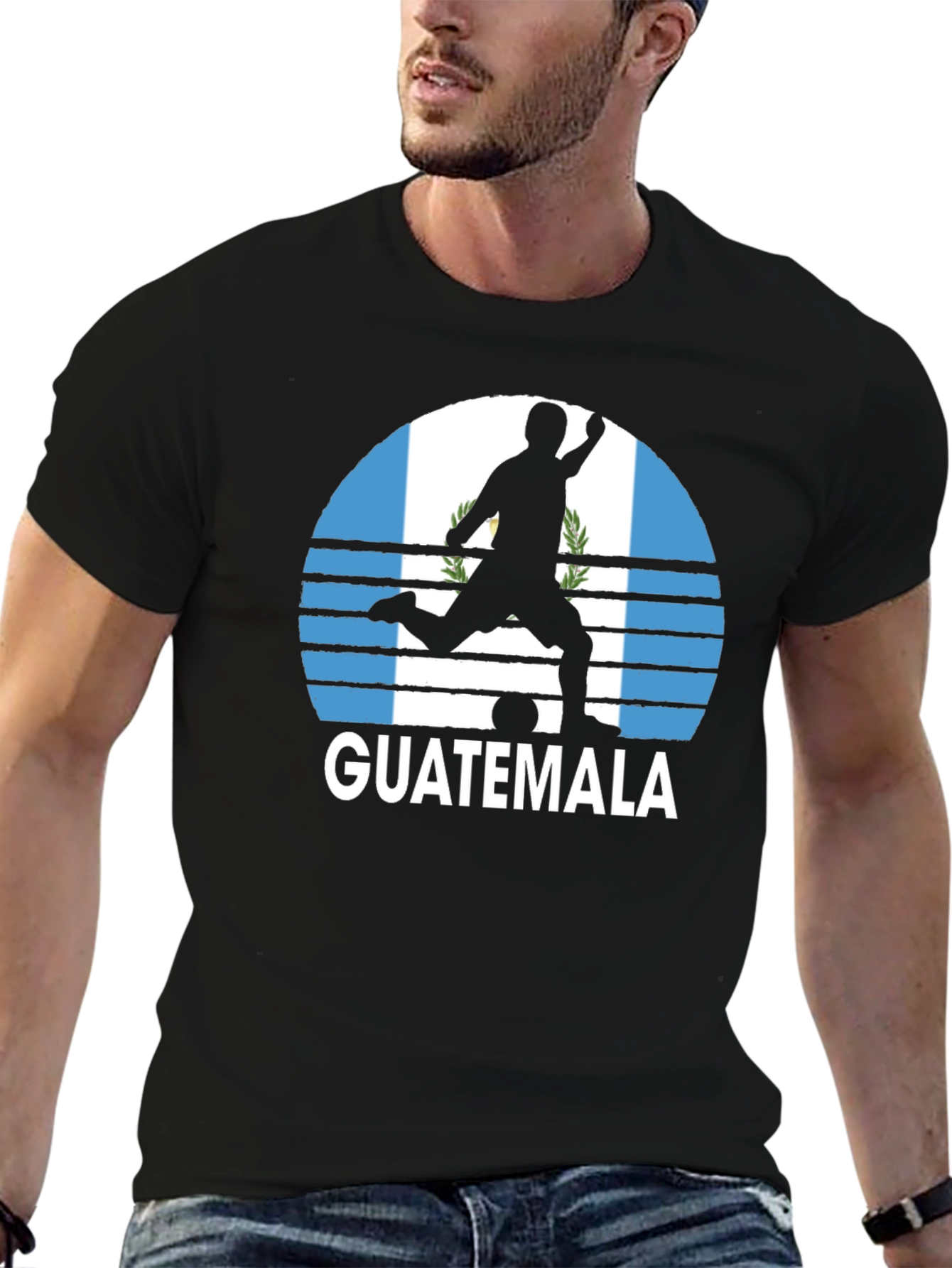 Guatemala Soccer T-Shirt - Flag Graphic Tee