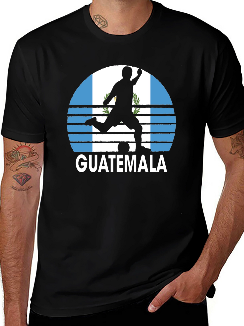 Guatemala Soccer T-Shirt - Flag Graphic Tee