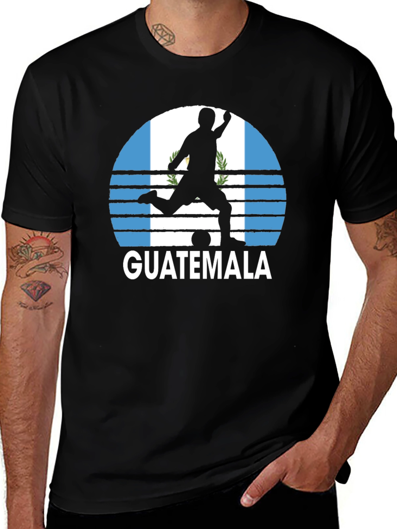 Guatemala Soccer T-Shirt - Flag Graphic Tee